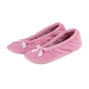 Totes  Terry Ballet Womens Slippers - Blush
