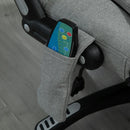 Vinsetto Heated Massage Recliner Office Chair Ergonomic Gaming Heated Home Office Padded  Linen-Feel Fabric & Swivel Base Light Grey Executive Reclining w/ Heating Points Relaxing Headrest