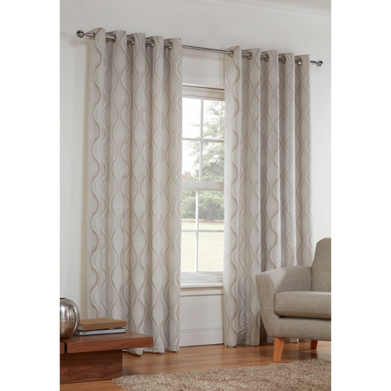 Lewis's Sienna Natural Curtain - Natural