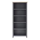 Bordeaux Tall Bookcase Dark Grey 1.9m
