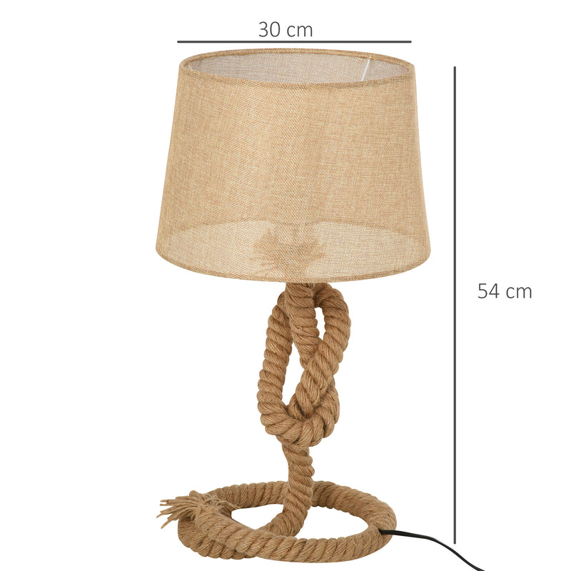 HOMCOM Nautical Style Table Lamp