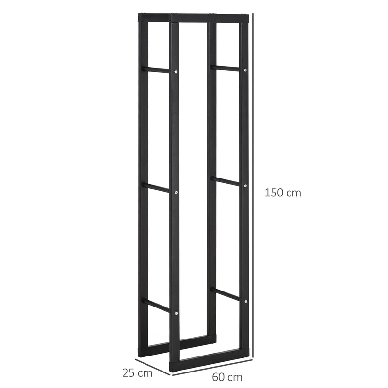 Tall narrow firewood 2025 rack