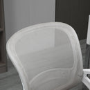 Vinsetto Mesh Office Chair Swivel Desk Task Computer Chair with  Lumbar Back Support Adjustable Height Arm for Home Grey Home PC w/ Arm