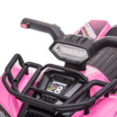 HOMCOM Kids Ride On Car Four Wheeler Quad Bike 6v - Pink