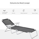 Outsunny Lounge Chair - Grey