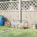 Outsunny Greenhouse Plants Foil Tomato Vegetable House W/ 2 Windows Clear