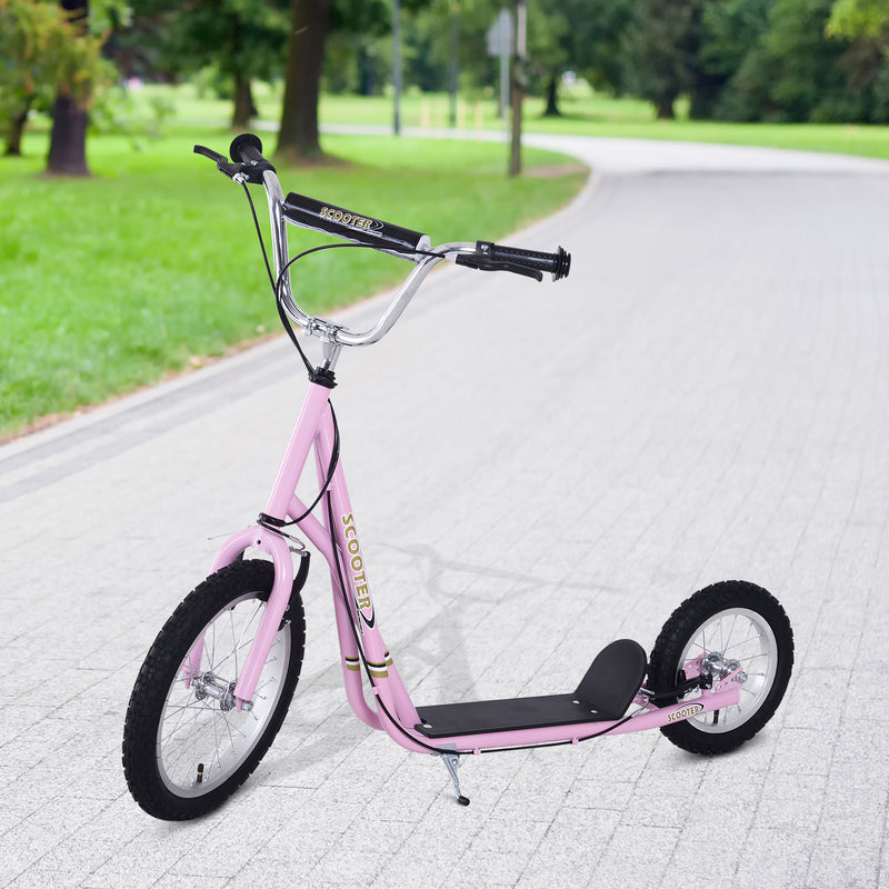 HOMCOM Teen Push Scooter Kids Children Stunt Scooter Bike Bicycle Ride On