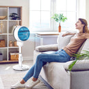 HOMCOM 28 Inch Height Adjustable Air Circulator Fan 70° Oscillating 9 Setting