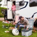 HOMCOM 12 Volt Car Refrigerator 24L Portable Compressor Cooler Fridge Freezer