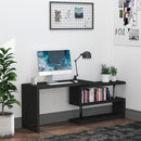 HOMCOM Modern Corner 360° Rotating L-Shaped Computer Desk Writing Table
