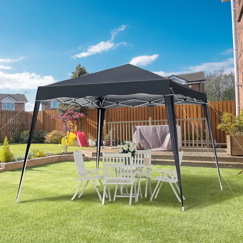 Outsunny Garden Pop up Gazebo Tent Marquee Party Water-resistant 2.5 x 2.5M
