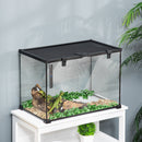 PawHut Glass Reptile Terrarium Habitats for Lizards, Frogs, Snake 50 x 30 x 35cm
