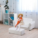 HOMCOM Kids Sofa 2 Seater Childrens Armchair Furniture Bedroom Playroom