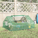 Outsunny Greenhouse Flower Planter Mini Zipper Garden Patio Steel 1.8 M