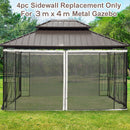 Outsunny 352 x 207cm Universal Replacement Gazebo Mesh Netting Screen Walls