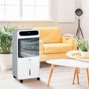 HOMCOM Mobile Air Cooler, Evaporative Ice Cooling Fan Humidifier Unit