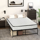 HOMCOM Double Mattress W/ Breathable Foam Pocket Innerspring 190cmx137cmx18cm