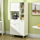 HOMCOM Freestanding Kitchen Storage Unit Cupboard Cabinets Drawers  Shelf