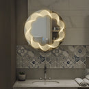 kleankin LED Dimming Lighted Bathroom Mirror with Smart Touch, Anti-Fog, 60cm