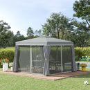Outsunny Gazebo Grey