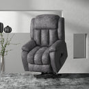 HOMCOM Power Lift Recliner Sofa Chair for Elderly with Remote and Side Pockets