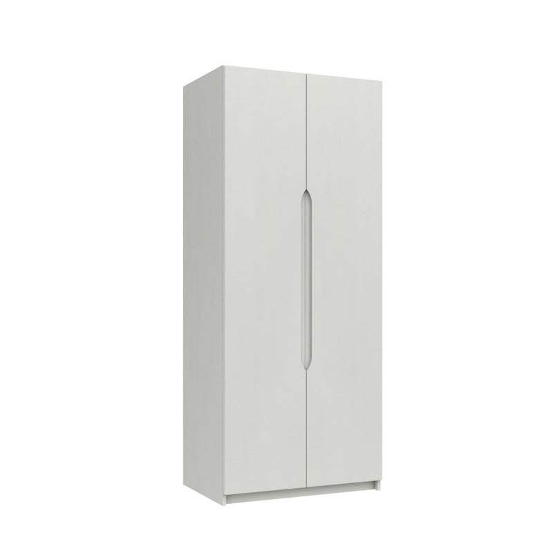 Balagio Ready Assembled Wardrobe with 2 Doors - White Gloss