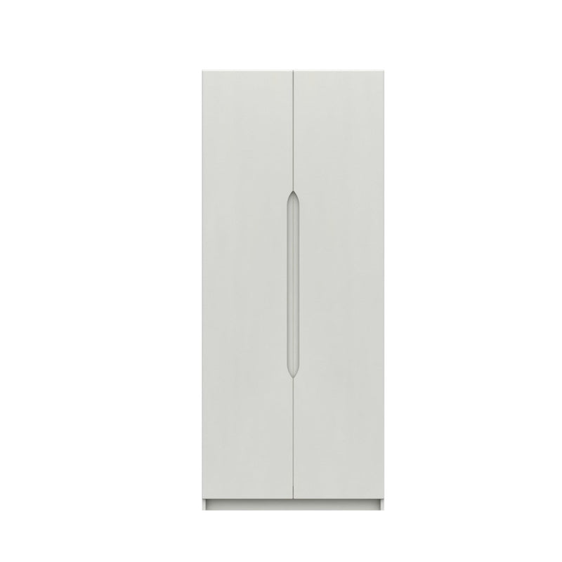 Balagio Ready Assembled Wardrobe with 2 Doors - White Gloss