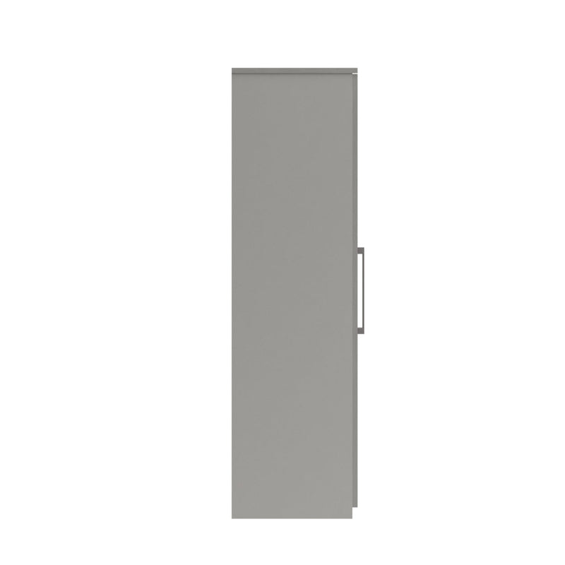 Chester Ready Assembled Wardrobe with 2 Doors - Light Grey