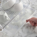 Lewis's Dish Drainer with 2 Tiers - White