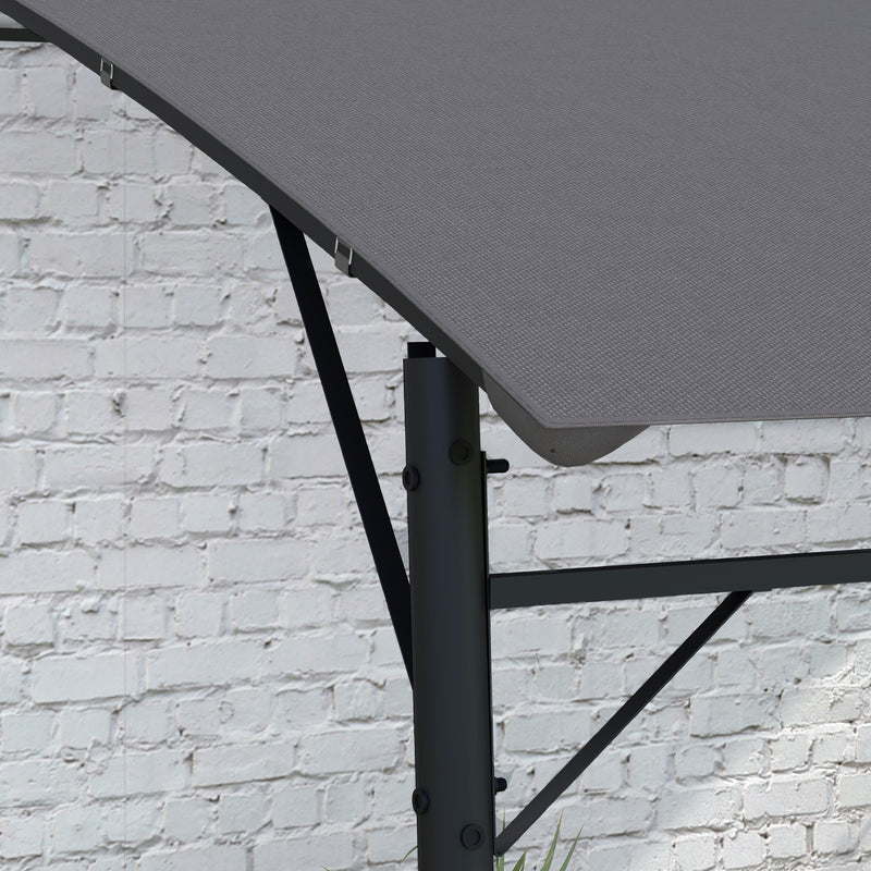 Outsunny 3 x 4m Metal Pergola, Outdoor Gazebo UV-Resistant Sun Shade Shelter