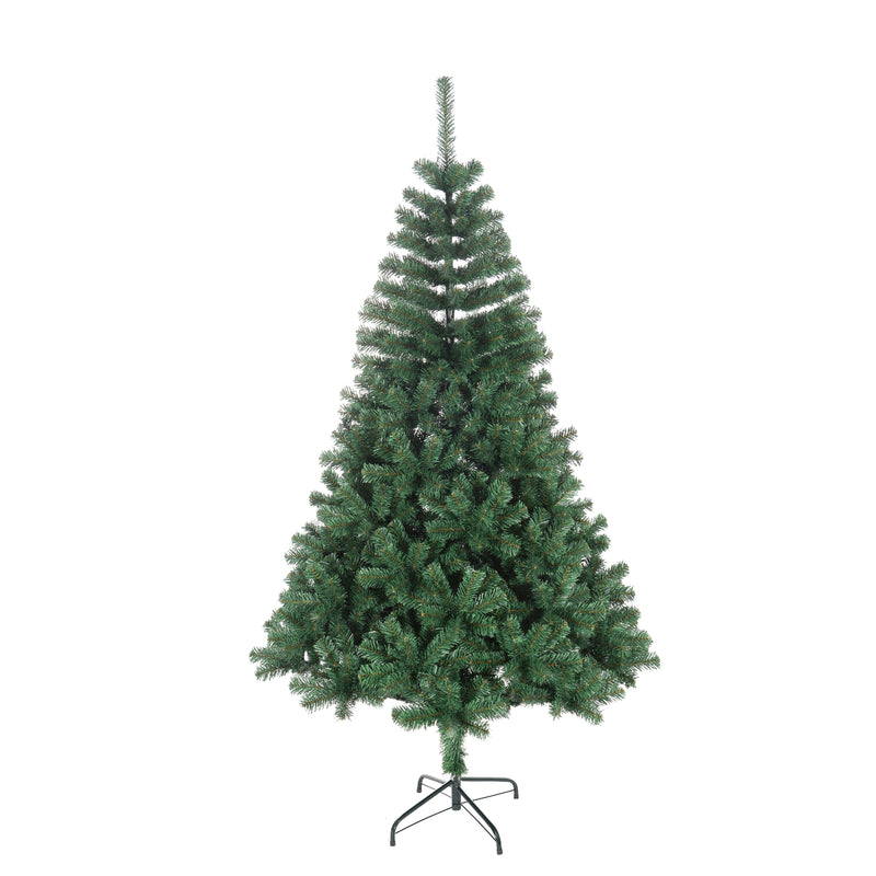 Christmas Sparkle Artificial Traditional Christmas Tree 6ft 1.8m - Bushy Green