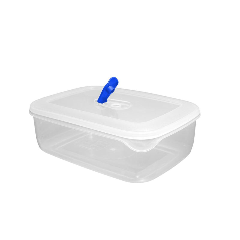 Microseal Food Container & Lid Rectangle 2.2L 24x18x8cm