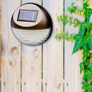 Silver & Stone Solar Bronze Copper Fence Lights Pack of 6