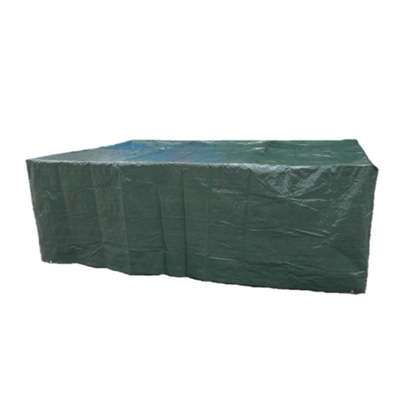 Silver & Stone Outdoor Furniture Cover for 6 Seater Rectangle 270 x 186 x 89cm Green