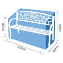 Silver & Stone Outdoor Furniture Cover for Garden Bench 163 x 66 x 89cm