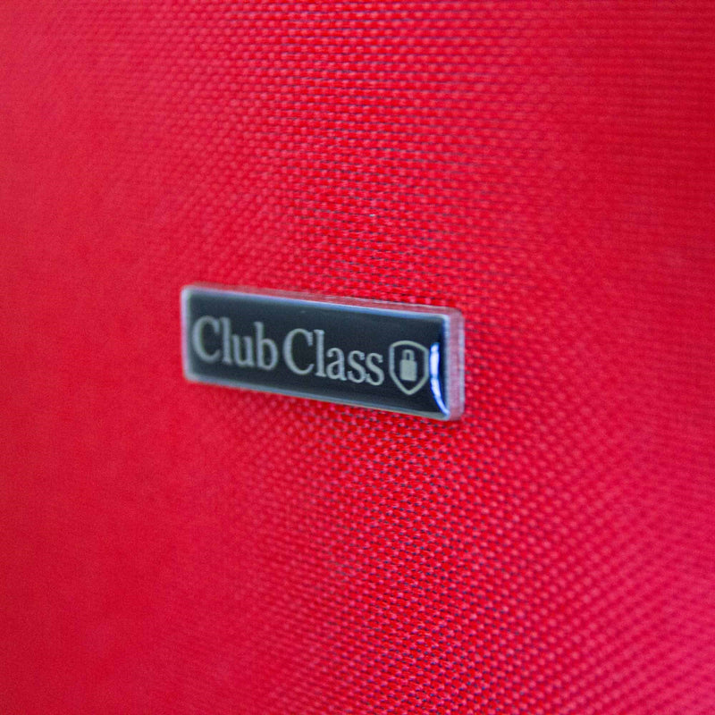 Club Class Luggage 600D EVA Suitcase - Red