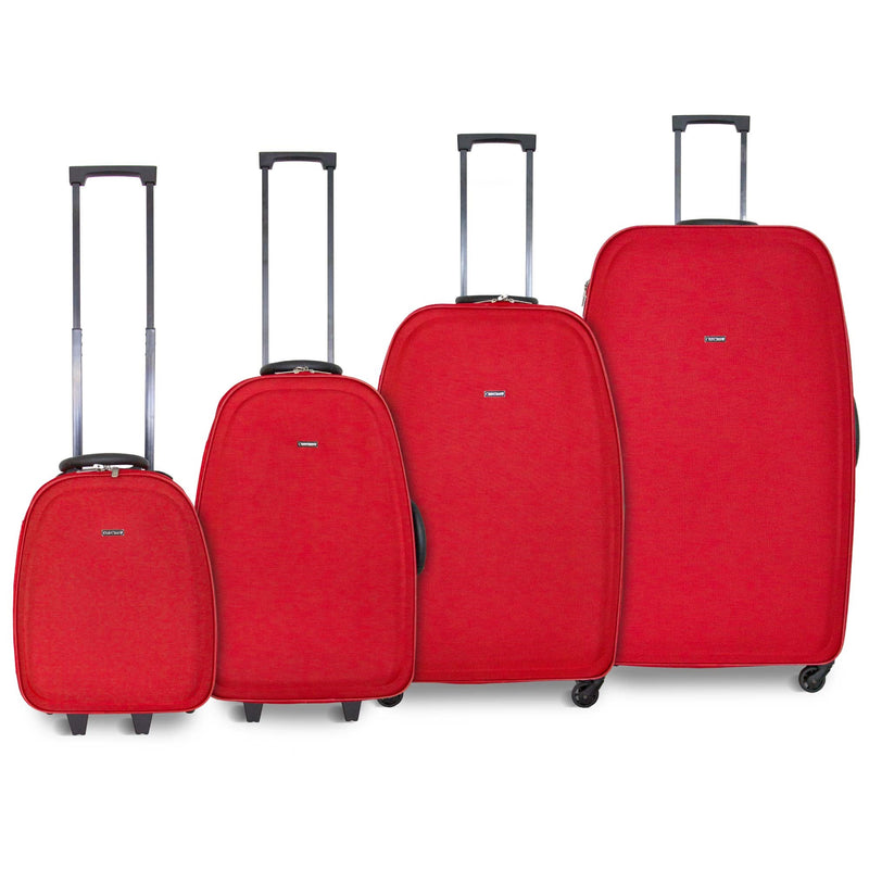 Club Class Luggage 600D EVA Suitcase - Red