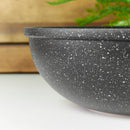 Sovereign Stone 28cm Scratch Resistant Easy Clean Non Stick Wok & Lid All Hobs