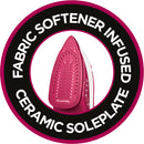 Russell Hobbs Light Easy Iron - Berry