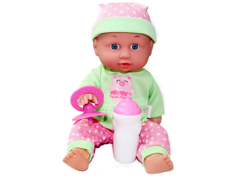 Uneeda Doll Little Luv Baby Doll with Crib Gift Set