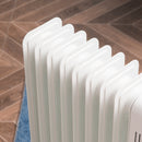 HOMCOM 2180W Oil Filled Radiator, 9 Fins, Portable Heater W/ Timer, Thermostat Control
