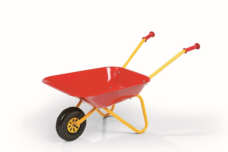 Rolly Toys Child's Red Metal Wheelbarrow