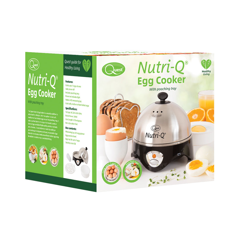 Quest Nutri-Q Egg Cooker & Poacher Stainless Steel