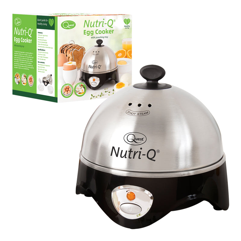 Quest Nutri-Q Egg Cooker & Poacher Stainless Steel