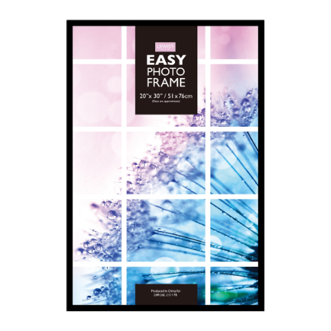 Lewis's Picture Photo Frame Easy - 51 x 76cm 20 x 30" - Black