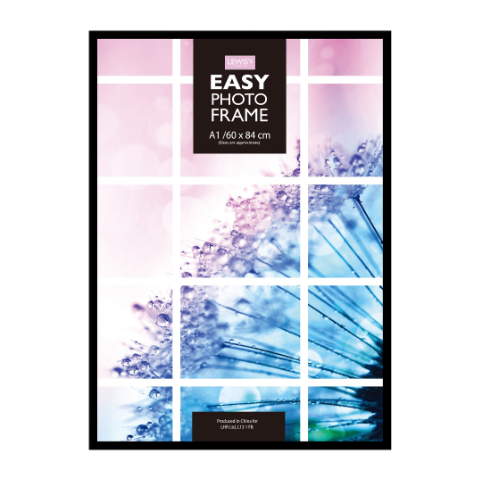 Lewis's Picture Photo Frame Easy - A1 60 x 84cm - Black