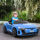 HOMCOM Kids Electric Ride On Car Audi 12v - Blue