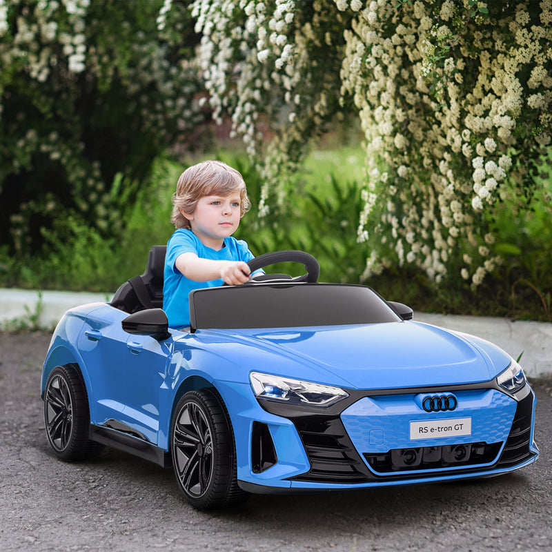 HOMCOM Kids Electric Ride On Car Audi 12v - Blue
