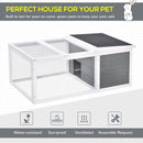 Pawhut Easy Access Rabbit Hutch
