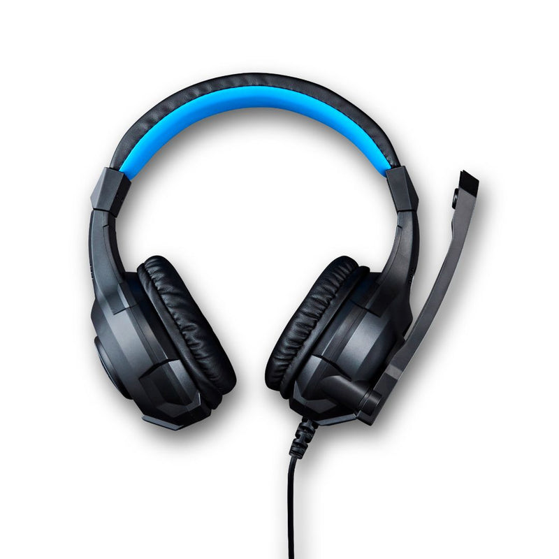Akai Gaming Stereo Headset and Microphone Black and Blue
